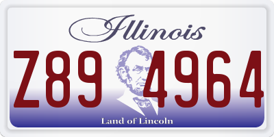 IL license plate Z894964