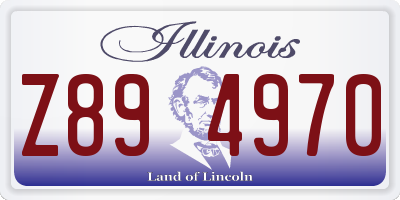 IL license plate Z894970