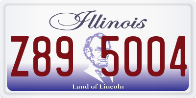 IL license plate Z895004
