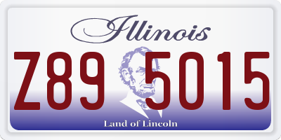 IL license plate Z895015