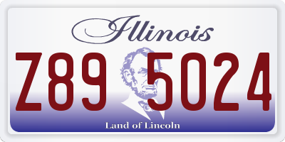 IL license plate Z895024