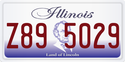 IL license plate Z895029