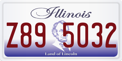 IL license plate Z895032