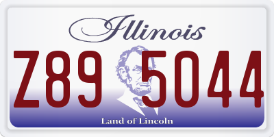 IL license plate Z895044