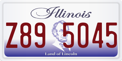 IL license plate Z895045