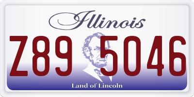 IL license plate Z895046