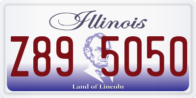 IL license plate Z895050