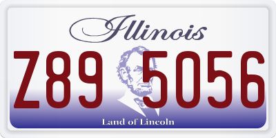 IL license plate Z895056