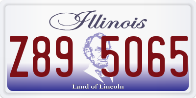 IL license plate Z895065