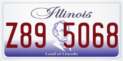 IL license plate Z895068
