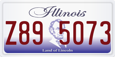 IL license plate Z895073