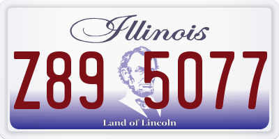 IL license plate Z895077