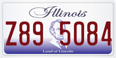 IL license plate Z895084