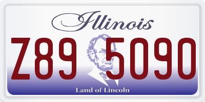 IL license plate Z895090