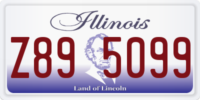 IL license plate Z895099