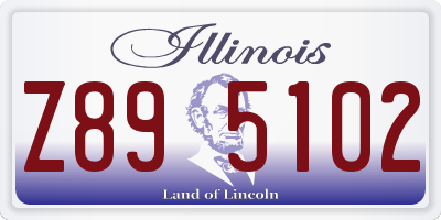 IL license plate Z895102