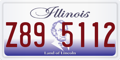 IL license plate Z895112