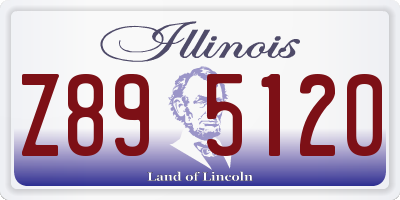 IL license plate Z895120