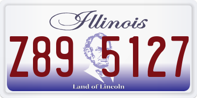 IL license plate Z895127