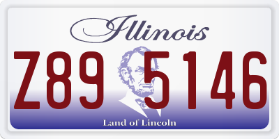 IL license plate Z895146