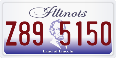 IL license plate Z895150