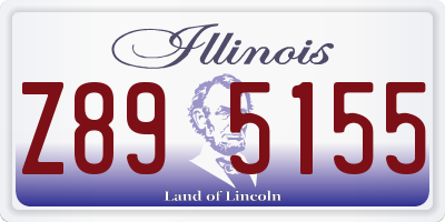 IL license plate Z895155
