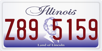 IL license plate Z895159