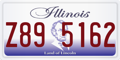 IL license plate Z895162