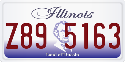 IL license plate Z895163