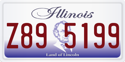 IL license plate Z895199