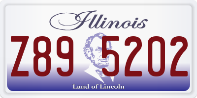 IL license plate Z895202