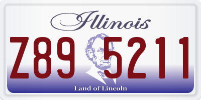 IL license plate Z895211
