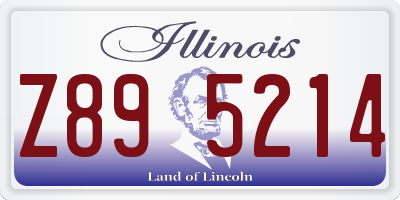 IL license plate Z895214