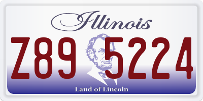 IL license plate Z895224
