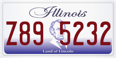 IL license plate Z895232