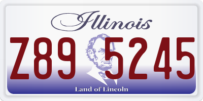 IL license plate Z895245