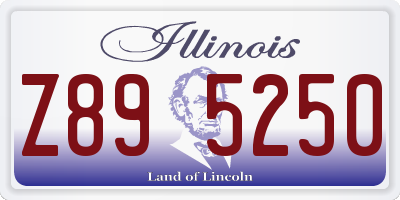 IL license plate Z895250