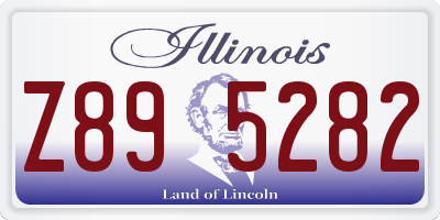 IL license plate Z895282