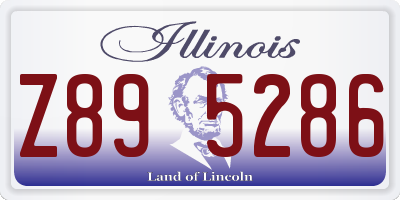 IL license plate Z895286