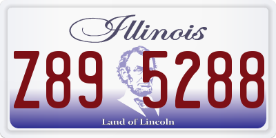 IL license plate Z895288