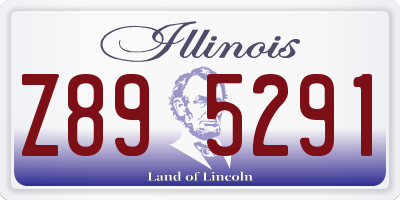 IL license plate Z895291