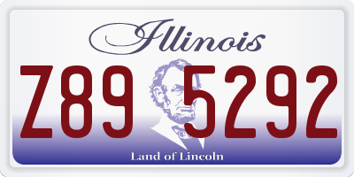 IL license plate Z895292