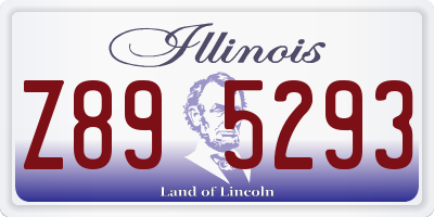 IL license plate Z895293