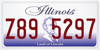 IL license plate Z895297