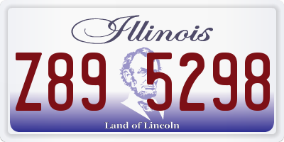 IL license plate Z895298