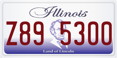 IL license plate Z895300