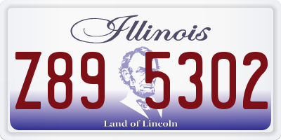 IL license plate Z895302