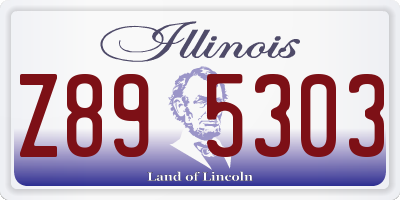 IL license plate Z895303