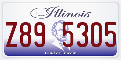 IL license plate Z895305