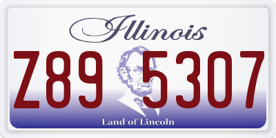 IL license plate Z895307